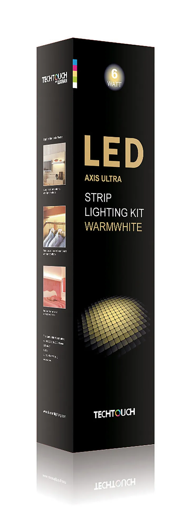 Axis 6400K Kit 4x18 LED Rigid Strips (6W) 10172  Techtouch Axis Ultra
